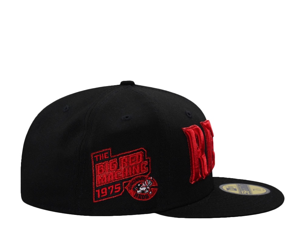 New Era Cincinnati Reds The Big Red Machine 1975 Black Prime Edition 59Fifty Fitted Casquette