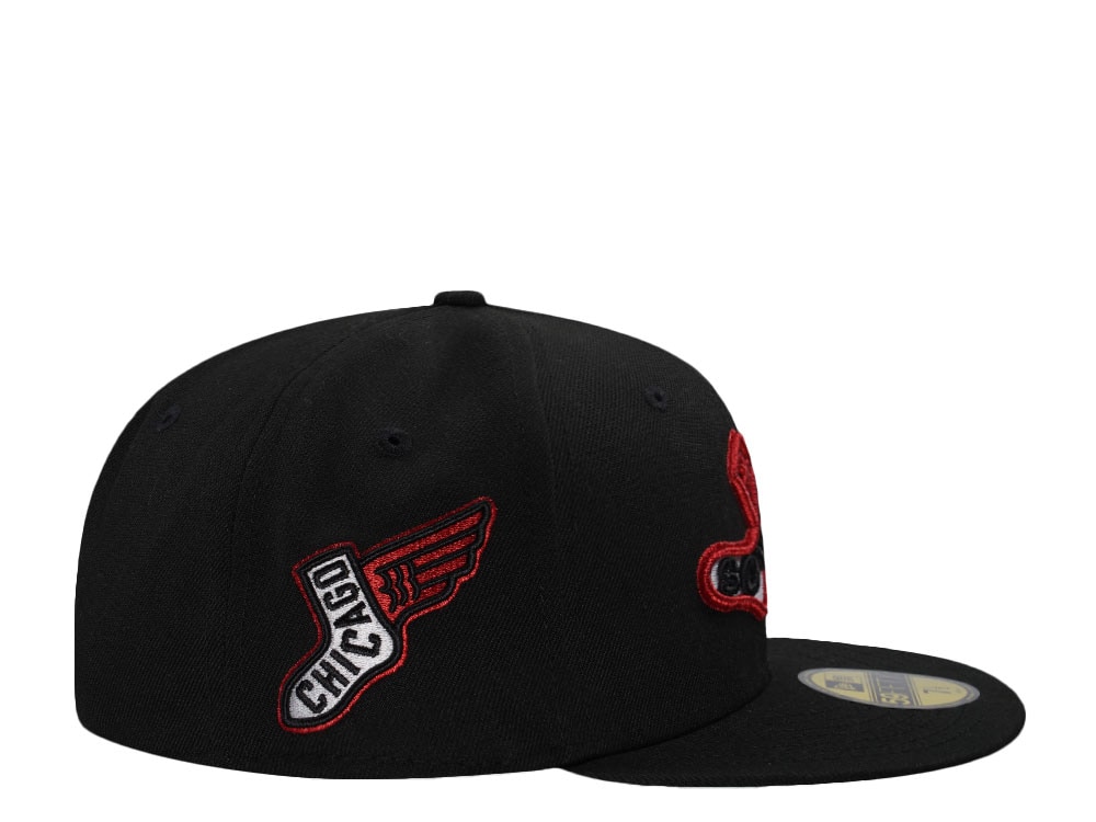 New Era Chicago White Sox City Connect Black Throwback Edition 59Fifty Fitted Casquette