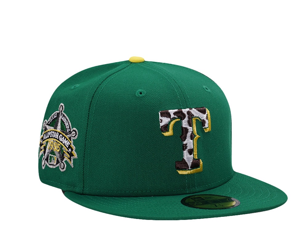 New Era Texas Rangers All Star Game 1995 Kelly Green Prime Edition 59Fifty Fitted Casquette