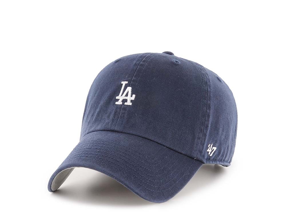 47Brand Los Angeles Dodgers Navy Base Runner Clean up Strapback Casquette