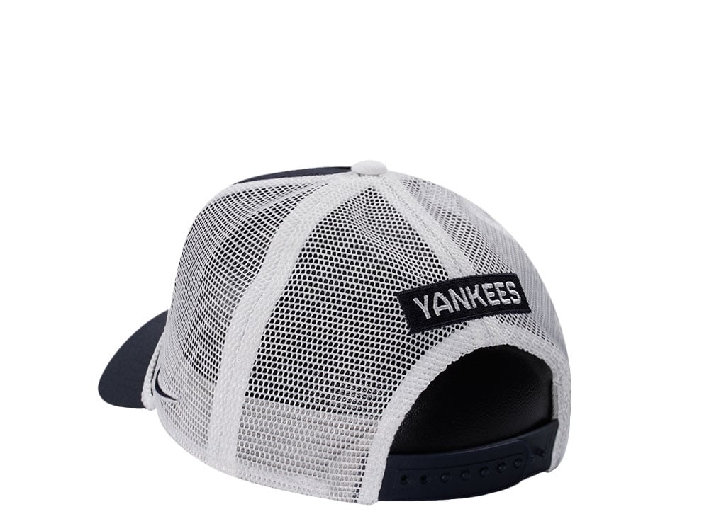 Nike New York Yankees Primetime Dri-Fit Rise Black Edition Trucker Snapback Casquette