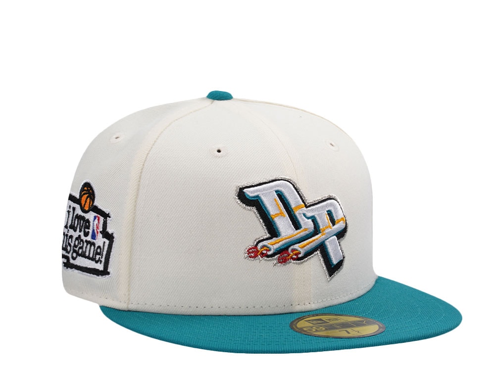 New Era Detroit Pistons Love Rush Chrome Two Tone Edition 59Fifty Fitted Casquette