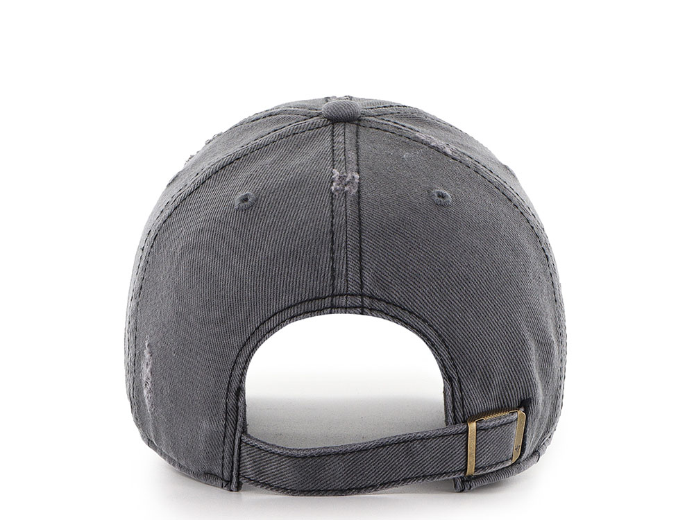 47 Brand Anaheim Ducks Weathered Dark Gray Clean Up Strapback Casquette