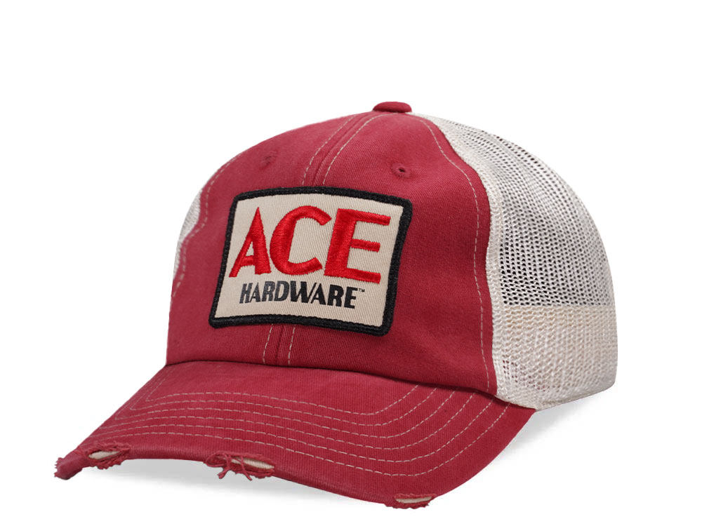 American Needle Ace Hardware Orville Red Trucker Snapback Casquette