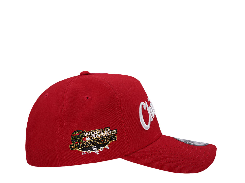 New Era Chicago White Sox World Series 2005 Scarlet Prime Edition 9Forty A Frame Snapback Casquette
