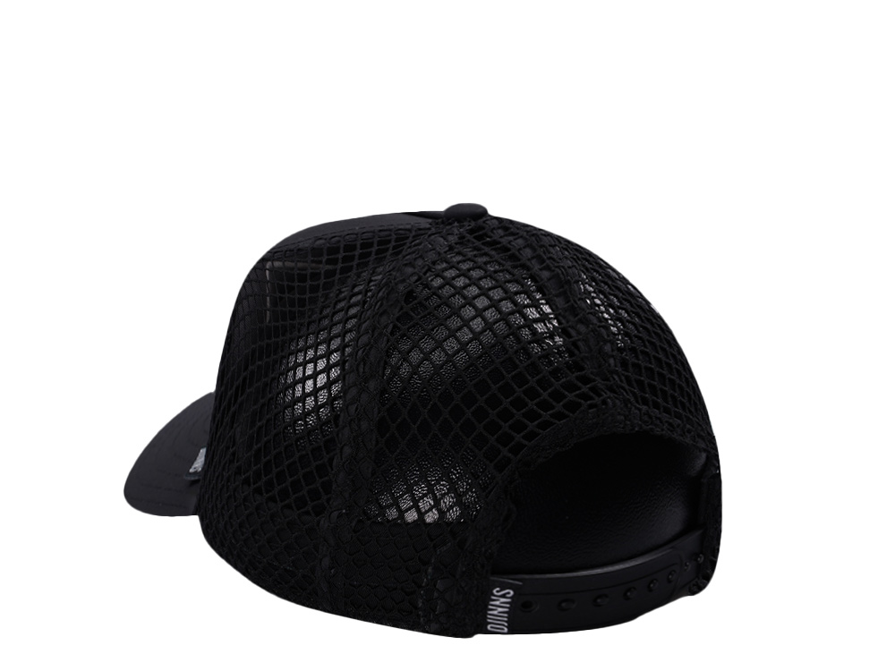 Djinns HFT Black Big Net Mountain Trucker Snapback Casquette