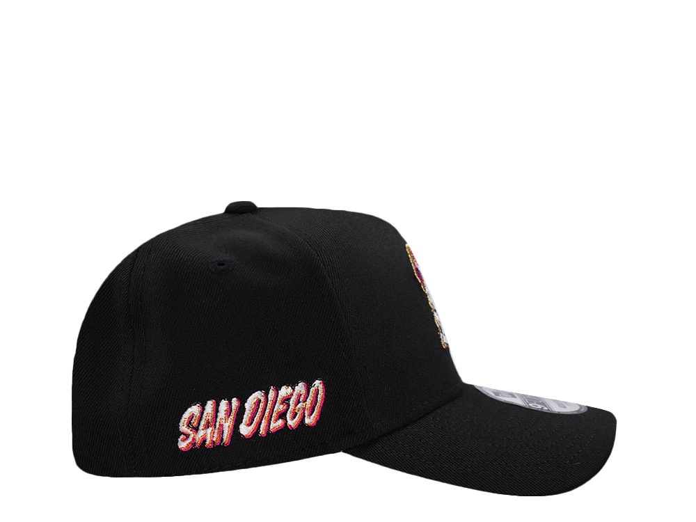 New Era San Diego Padres Black Prime Edition 9Forty A Frame Snapback Casquette