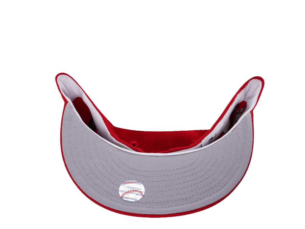 New Era Los Angeles Dodgers 40th Anniversary Scarlet Red Prime Edition 59Fifty Fitted Casquette