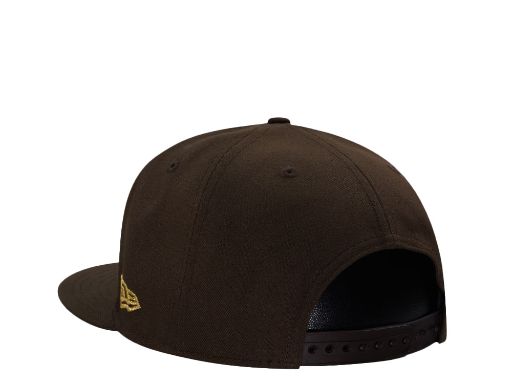 New Era Chicago Bulls 6x Champs Brown Prime Edition 9Fifty Snapback Casquette