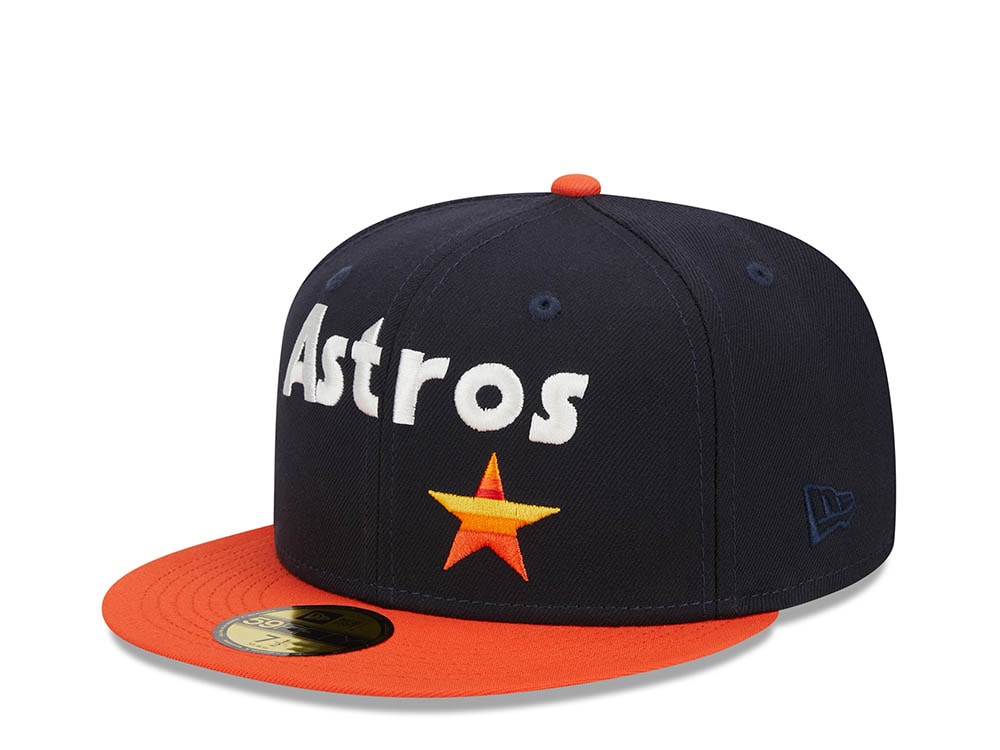 New Era Houston Astros All Star Game 1986 Retro Script Two Tone Edition 59Fifty Fitted Casquette