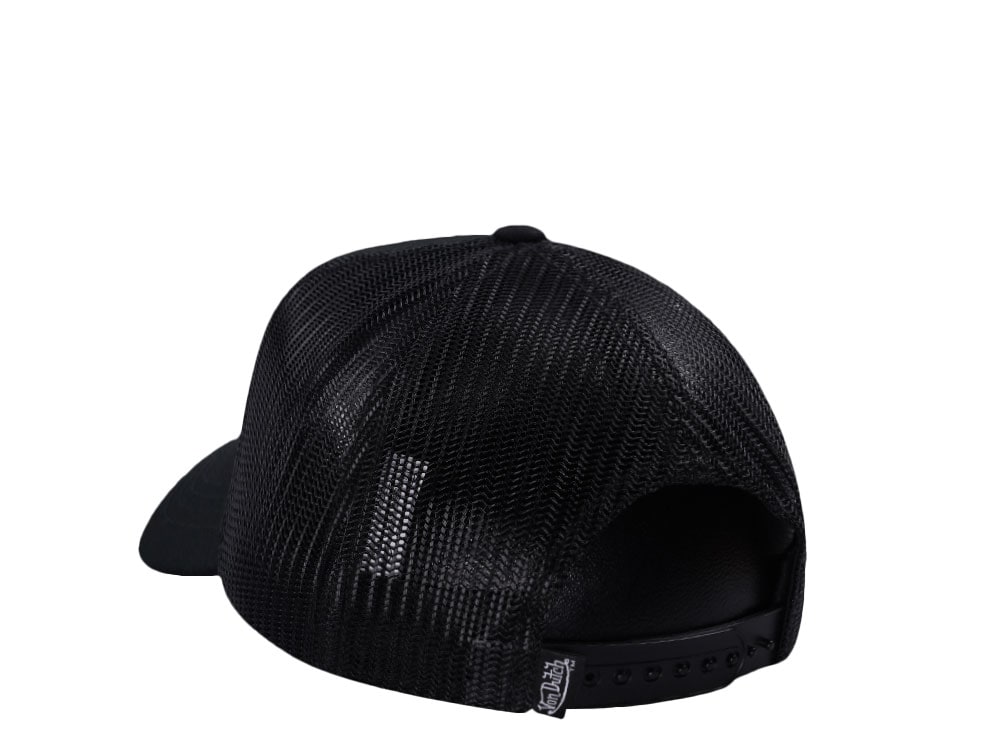 Von Dutch Oval Patch Black Trucker Snapback Casquette