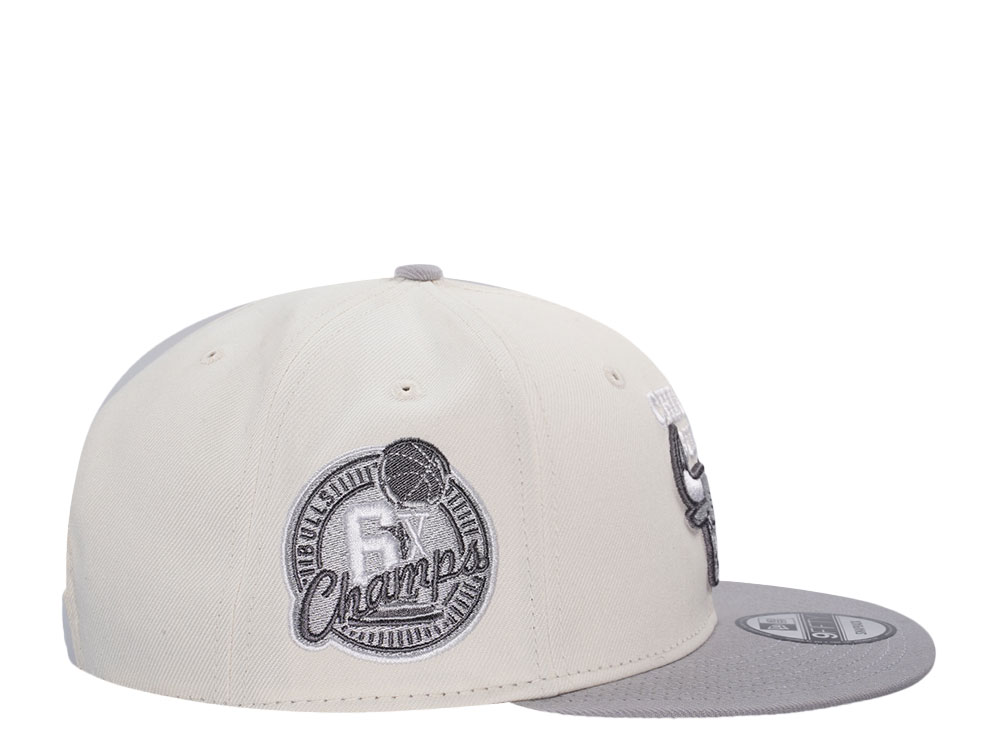 New Era Chicago Bulls 6x Champs Chrome Two Tone Edition 9Fifty Snapback Casquette