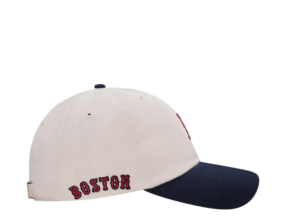 47Brand Boston Red Sox Natural Base Runner Clean up Snapback Casquette