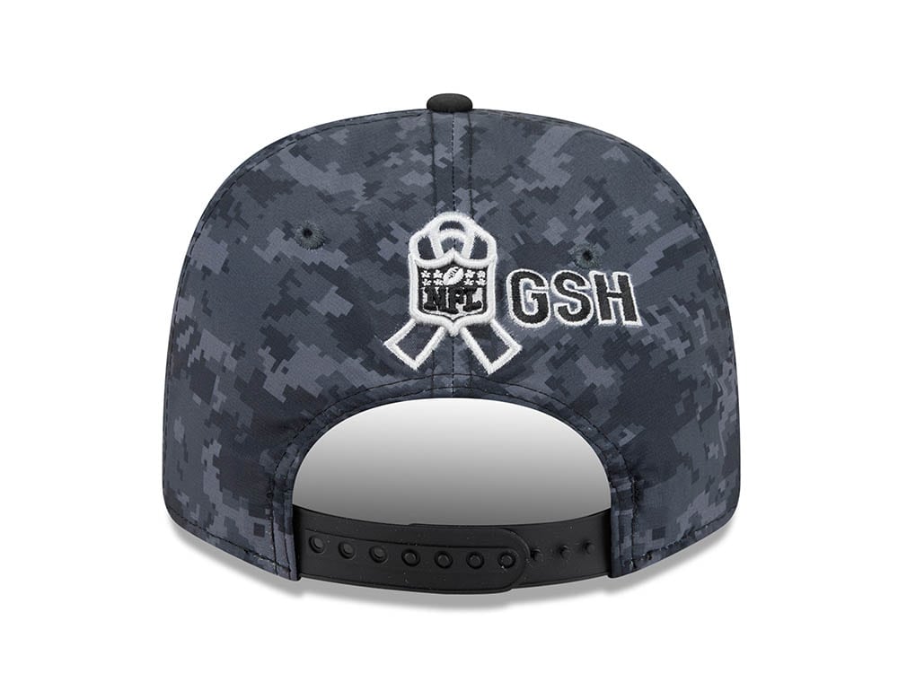 New Era Chicago Bears NFL Salute to Service 2026 Digi Camo Black 9Seventy Stretch Snapback Casquette