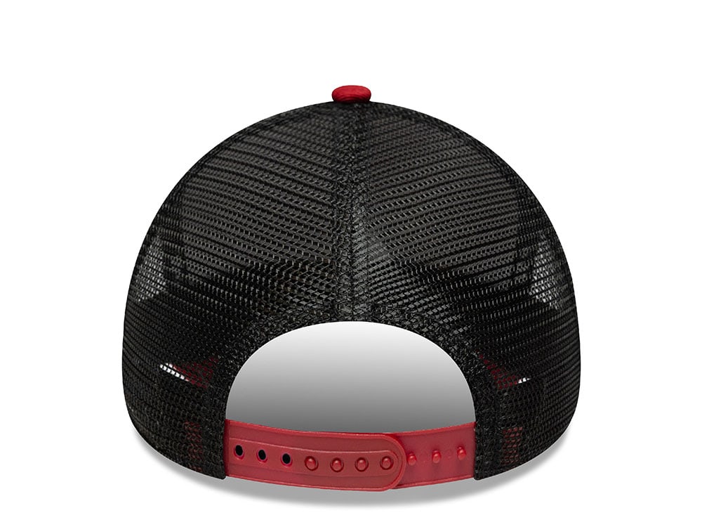 New Era AS Roma Tonal Maroon Edition 9Forty A Frame Trucker Snapback Casquette