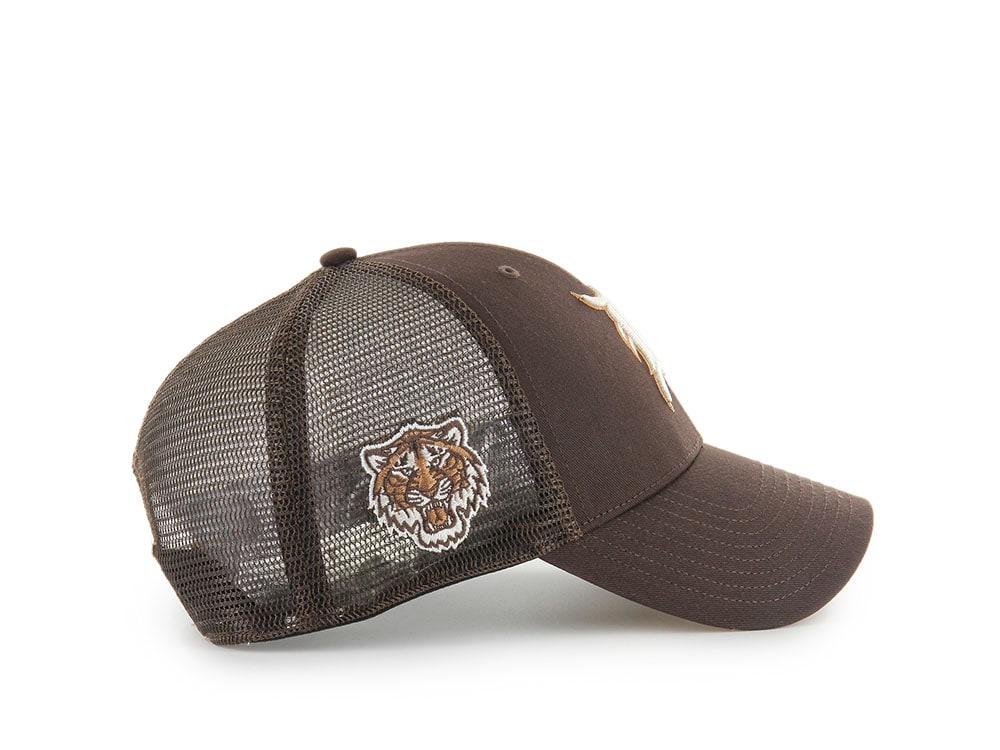 47Brand Detroit Tigers Brown Branson Edition Trucker MVP Snapback Casquette