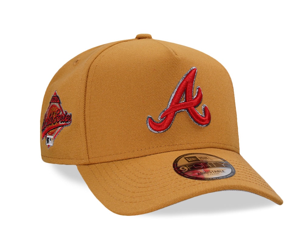 New Era Atlanta Braves World Series 1995 Panama Prime Edition 9Forty A Frame Snapback Casquette