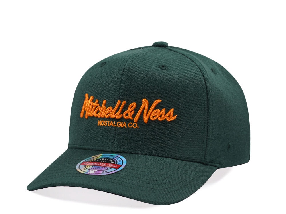 Mitchell & Ness Red Pinscript Classic Red Stretch Snapback Casquette