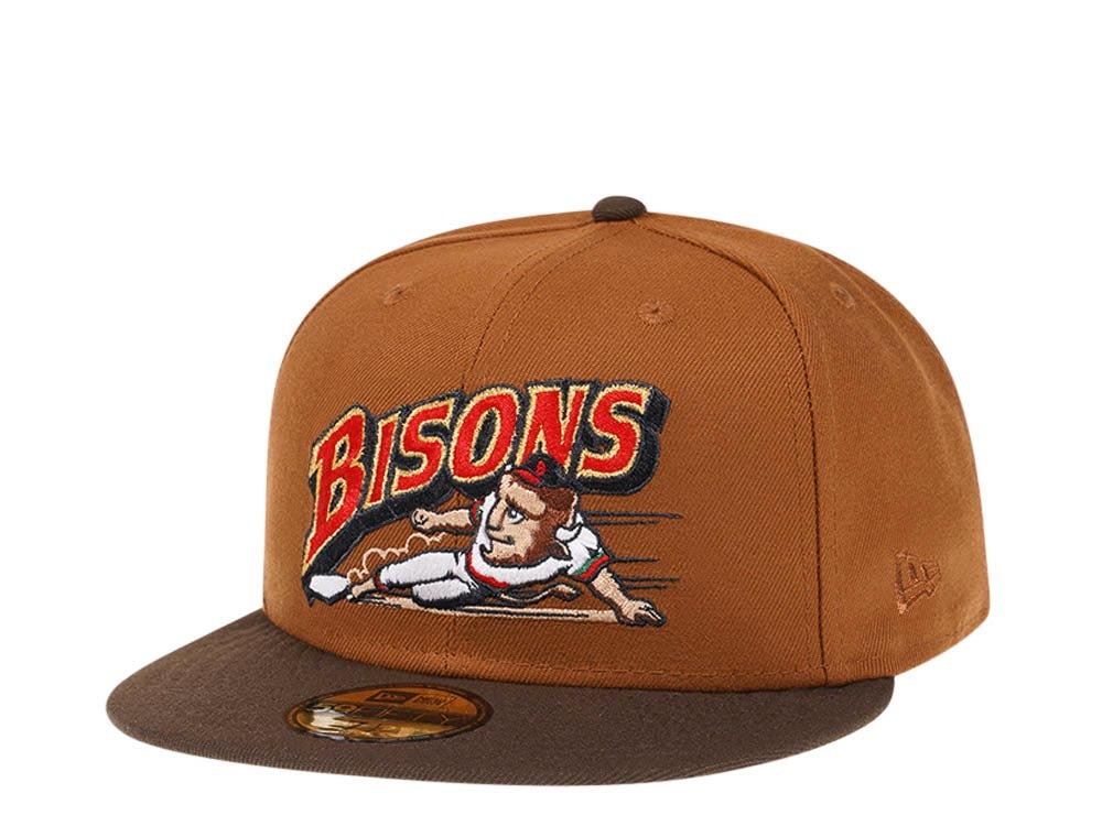 New Era Buffalo Bisons Bourbon and Suede Edition 59Fifty Fitted Casquette