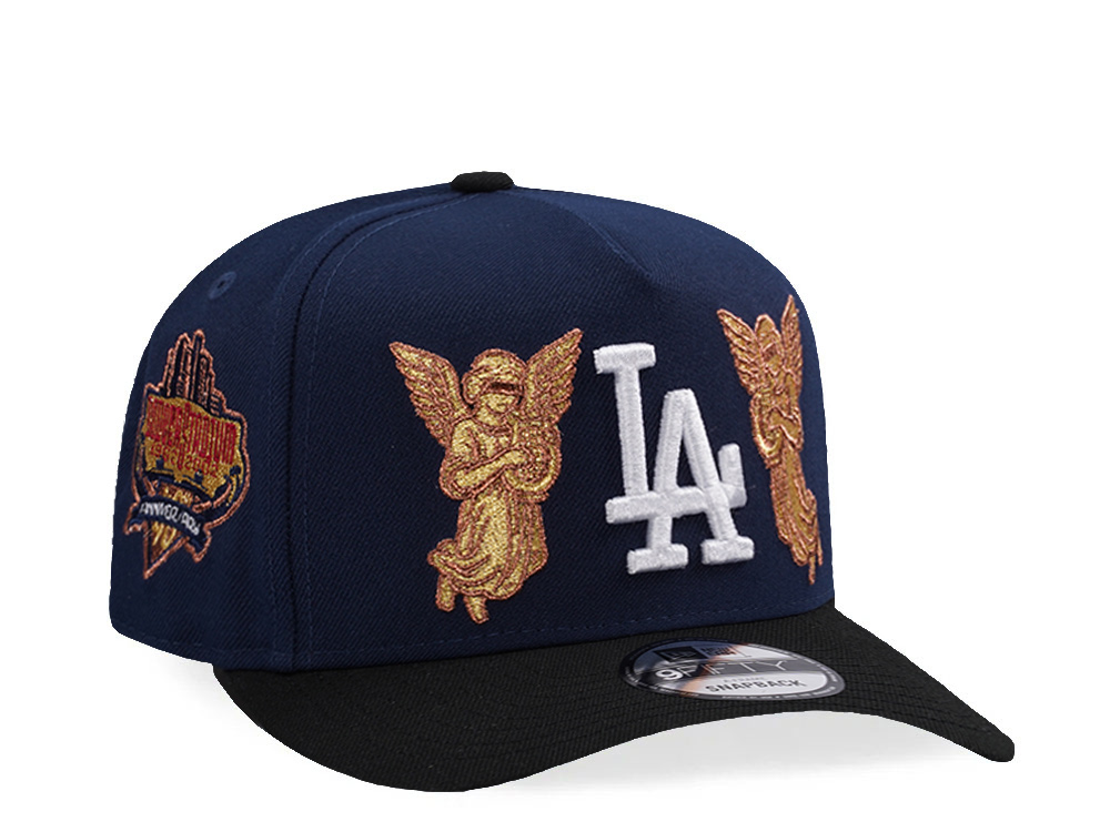New Era Los Angeles Dodgers 40th Anniversary Ocean Blue Two Tone Edition 9Fifty A Frame Snapback Casquette