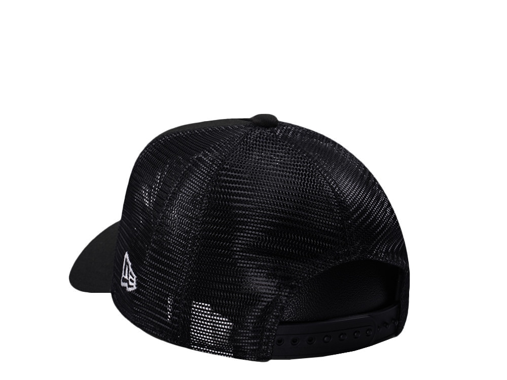 New Era Chicago White Sox Micro Logo Black Edition 9Forty A Frame Trucker Snapback Casquette