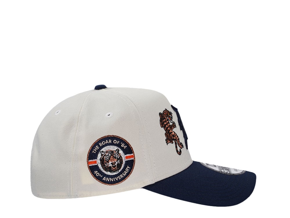 New Era Detroit Tigers 40th Anniversary Chrome Two Tone Edition 9Forty A Frame Snapback Casquette