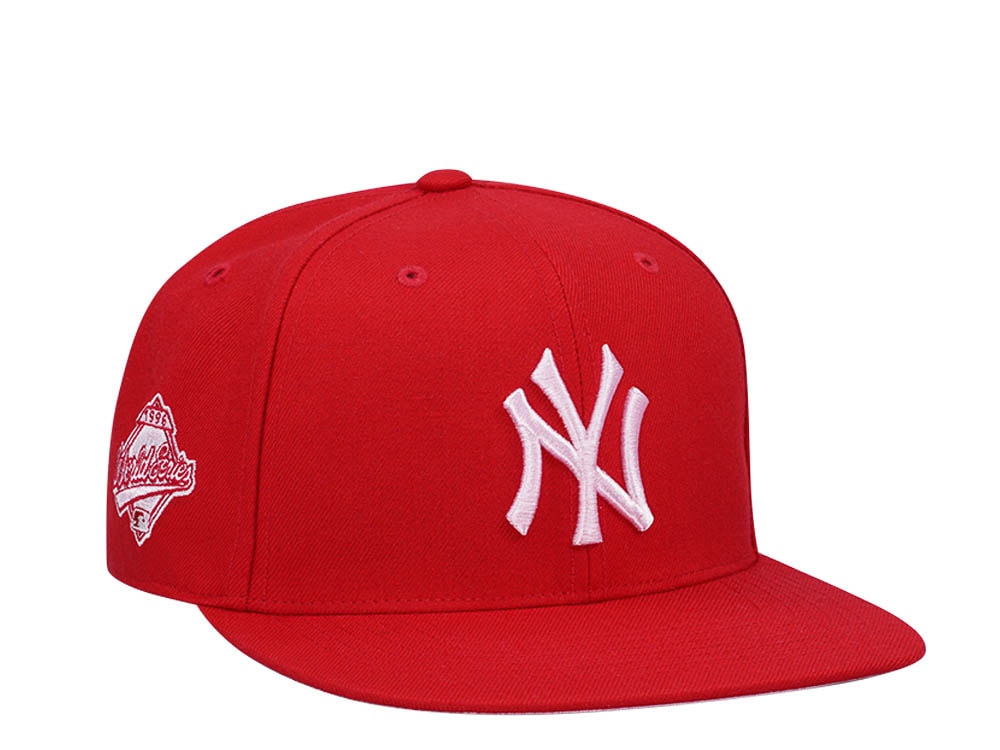 47Brand New York Yankees World Series 1996 Red Sure Shot Under Captain Snapback Casquette
