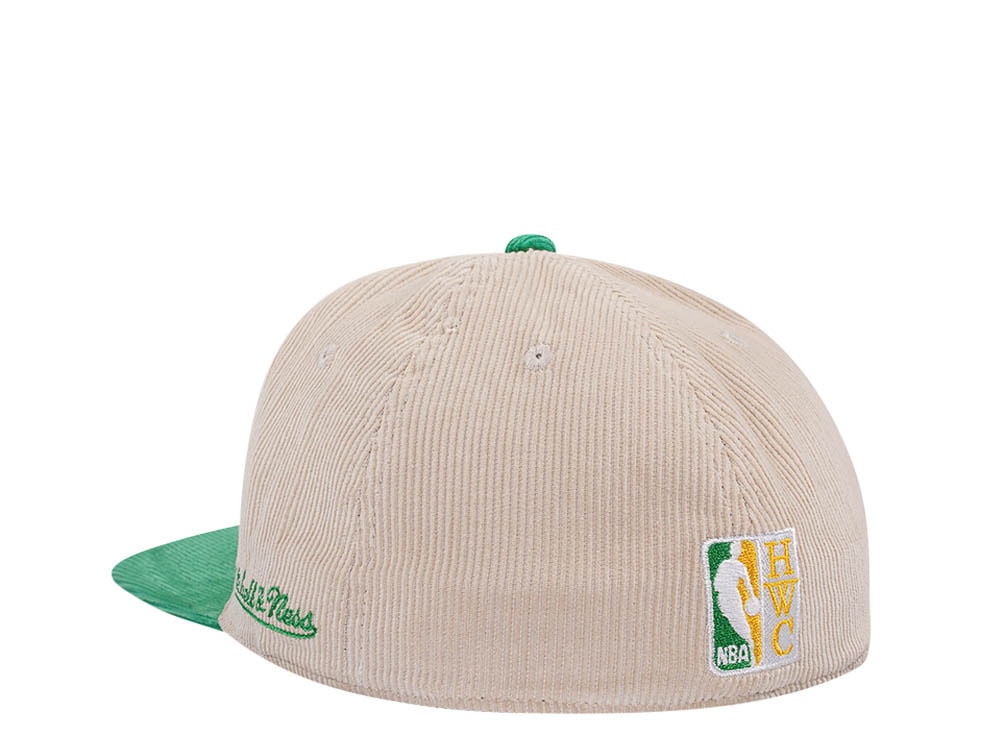 Mitchell & Ness Seattle Supersonics All Star 1994 Two Tone Hardwood Classic Cord Edition Dynasty Fitted Casquette