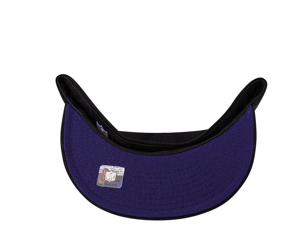 New Era Baltimore Ravens Black and Purple Edition 59Fifty Fitted Casquette