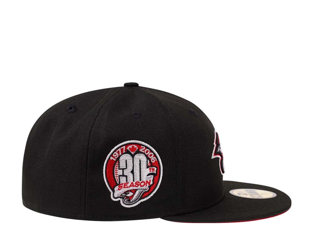 New Era Toronto Blue Jays 30th Season Black and Red Edition 59Fifty Fitted Casquette