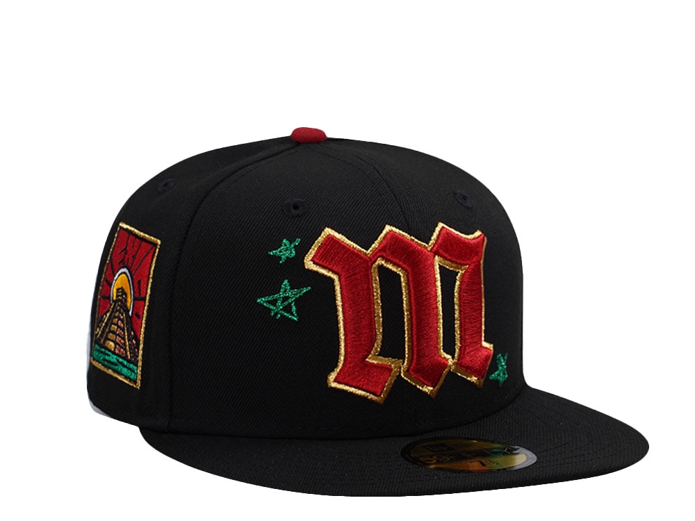 New Era Mexico Aztec Temple Black Prime Edition 59Fifty Fitted Casquette