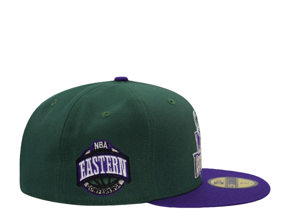 New Era Milwaukee Bucks Eastern Conference Green Two Tone Edition 59Fifty Fitted Casquette