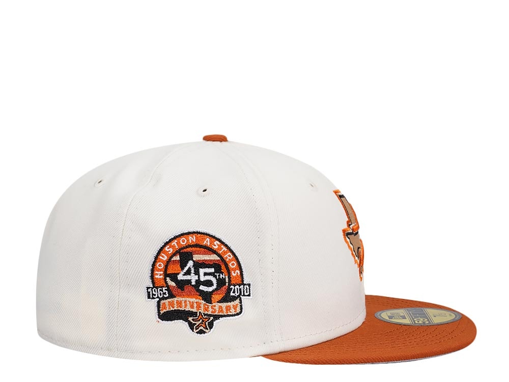 New Era Houston Astros 45th Anniversary Chrome Rusty Two Tone Edition 59Fifty Fitted Casquette