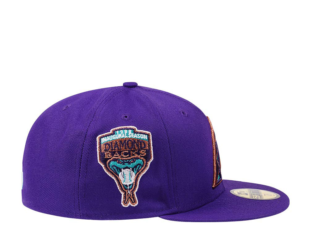 New Era Arizona Diamondbacks Inaugural 1998 Season Purple Edition 59Fifty Fitted Casquette