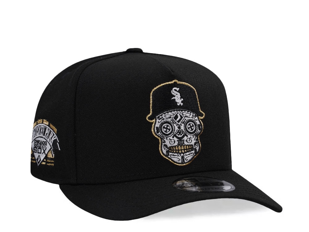 New Era Chicago White Sox Skull Black Prime Edition 9Fifty A Frame Snapback Casquette