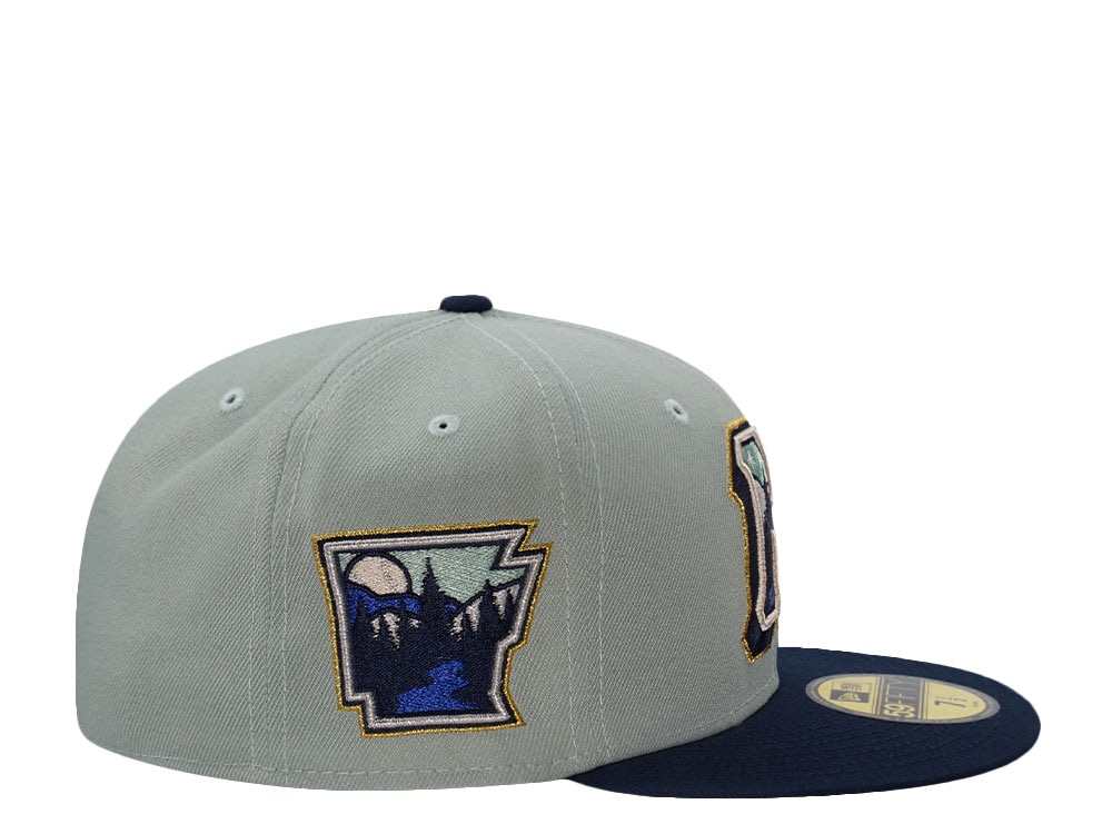 New Era Northwestern Arkansas Naturals Evergreen Two Tone Edition 59Fifty Fitted Casquette