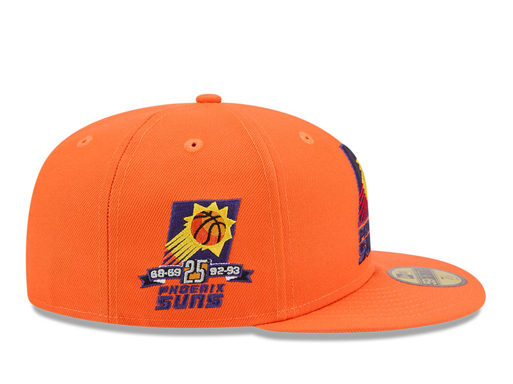 New Era Phoenix Suns HWC 25th Anniversary Orange 59Fifty Fitted Casquette
