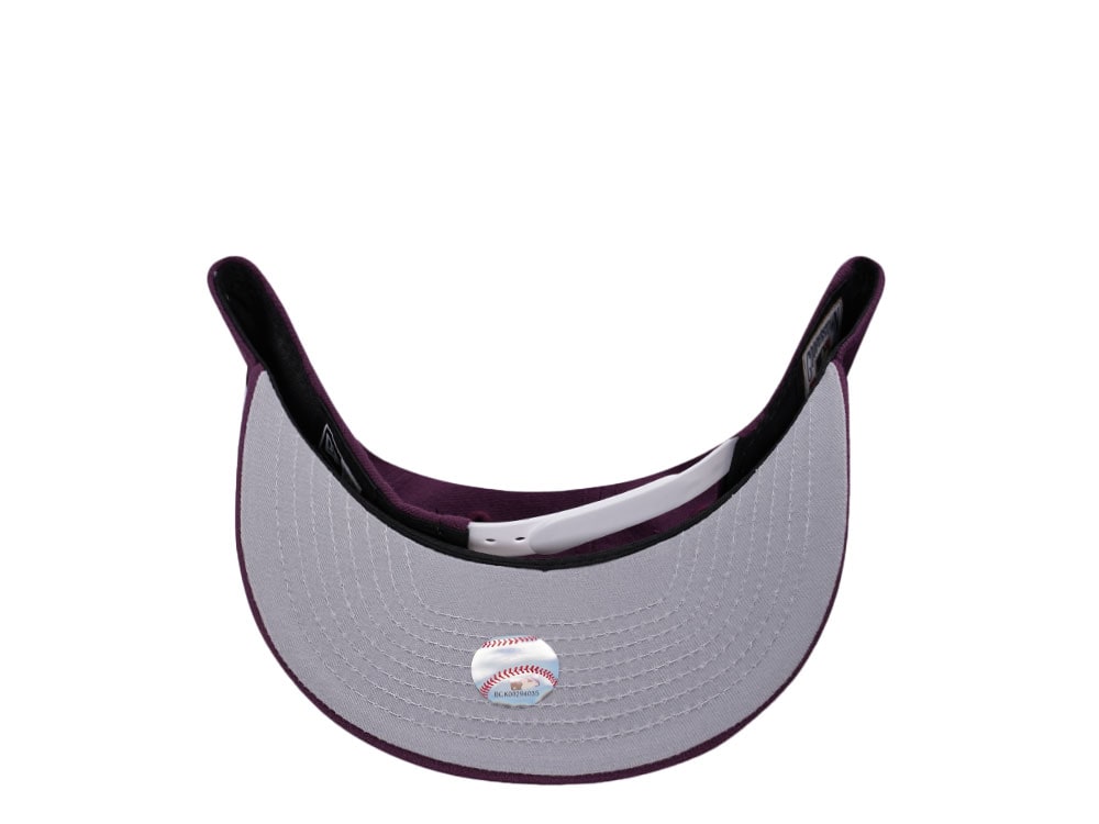 New Era New York Yankees World Series 2009 Real Plum Edition 9Fifty A Frame Snapback Casquette