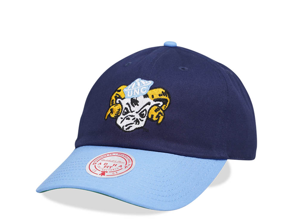 Mitchell & Ness University of North Carolina Team Two Tone 2.0 Dad Strapback Casquette