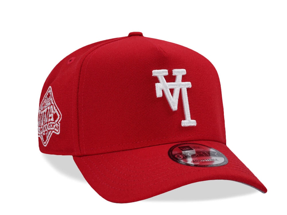New Era Los Angeles Dodgers Red Viva Upside Down Edition 9Forty A Frame Snapback Casquette