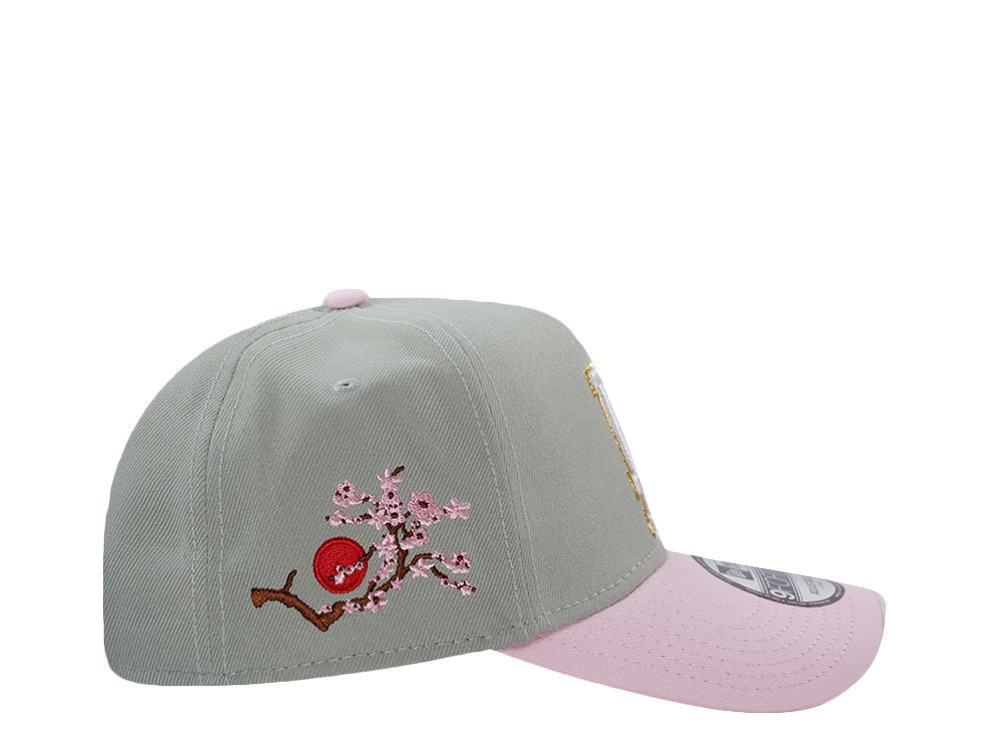 New Era Los Angeles Dodgers Evergreen Pink Two Tone Edition 9Forty A Frame Snapback Casquette