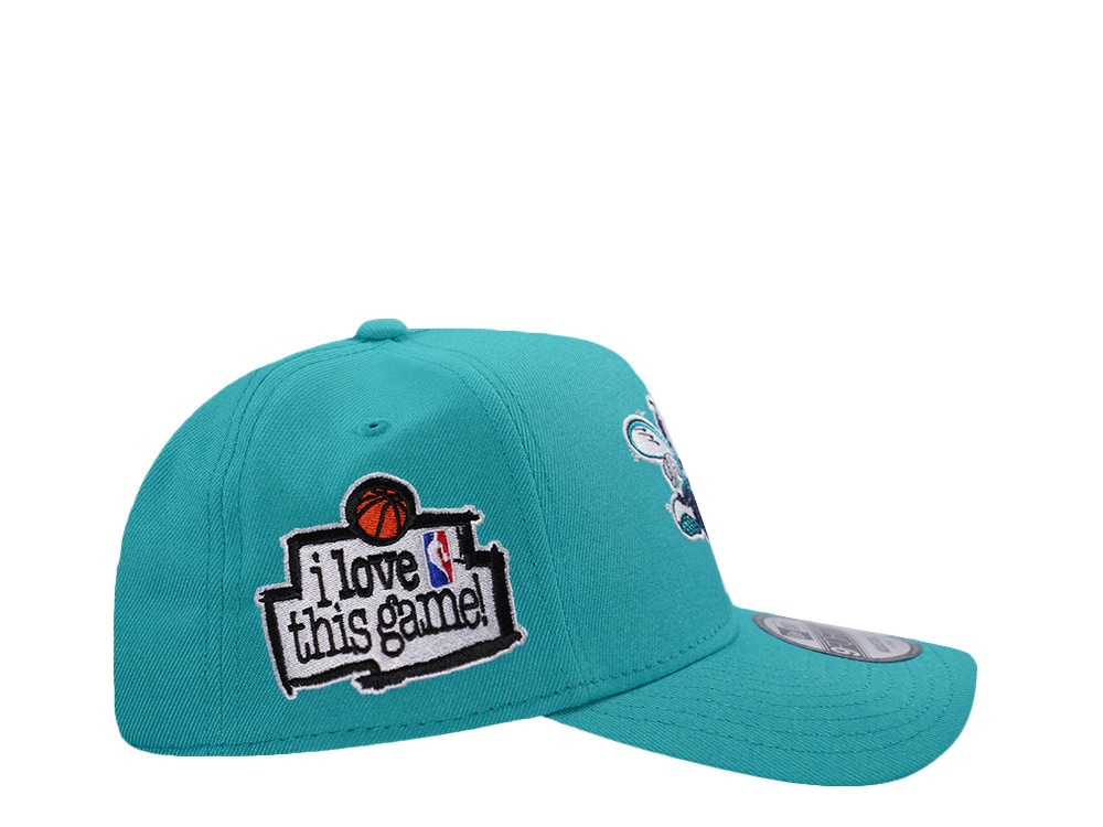 New Era Charlotte Hornets Love this Game Teal Prime Edition 9Forty A Frame Snapback Casquette
