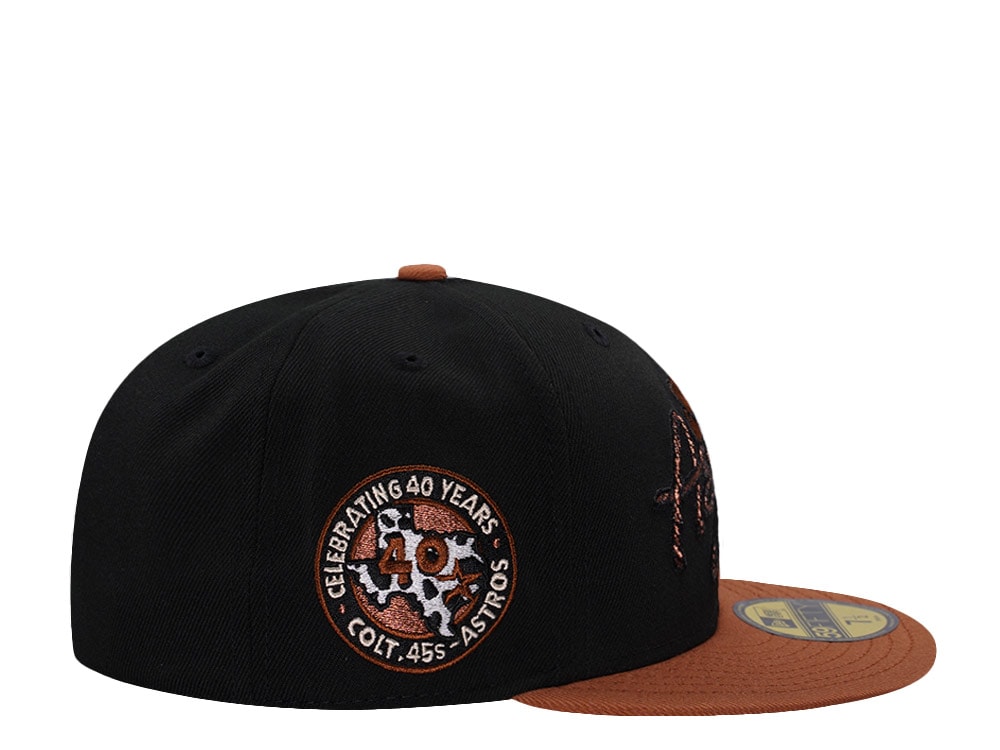 New Era Houston Astros 40th Anniversary Black Prime Edition 59Fifty Fitted Casquette