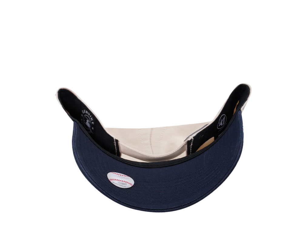 47Brand Boston Red Sox Natural Base Runner Clean up Snapback Casquette