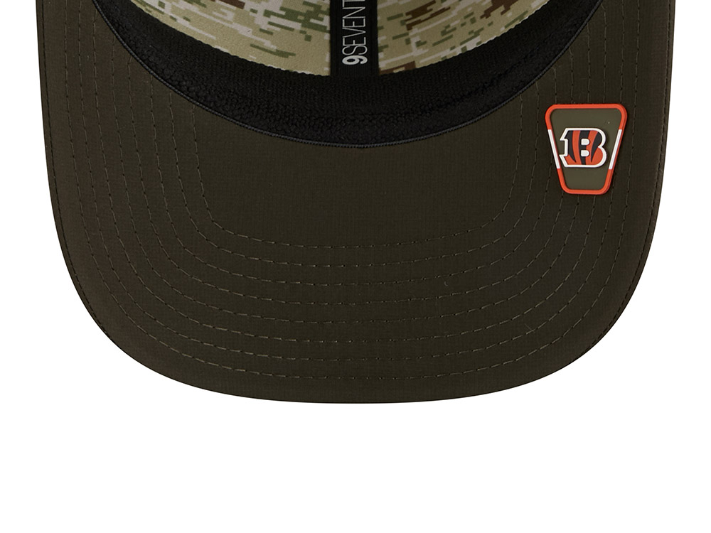 New Era Cincinnati Bengals Salute To Service 2025 9Seventy Snapback Casquette