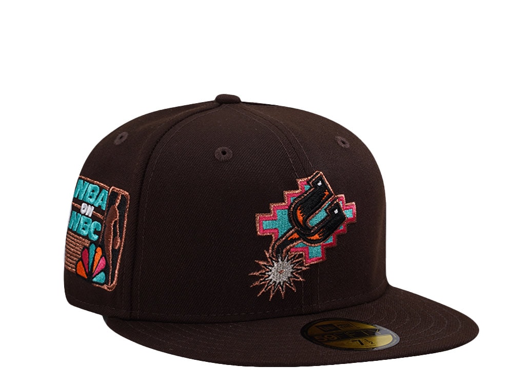 New Era San Antonio Spurs NBA on NBC Burnt Wood Prime Edition 59Fifty Fitted Casquette