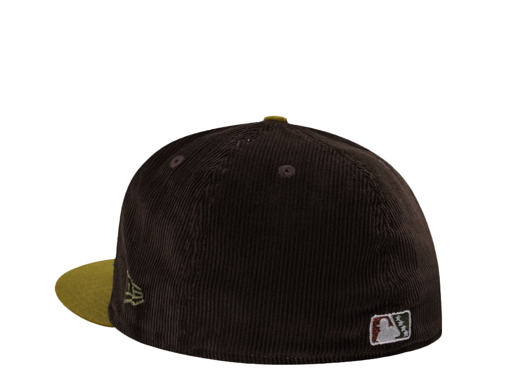 New Era Asheville Tourists Walnut Corduroy Two Tone Edition 59Fifty Fitted Casquette
