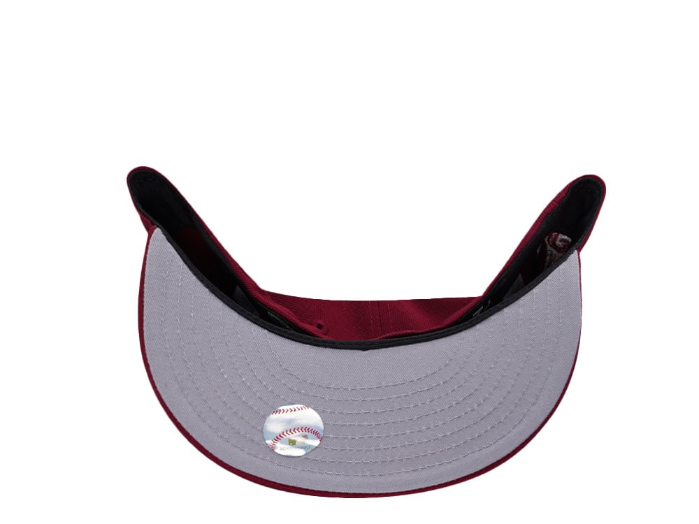 New Era Philadelphia Phillies World Series 2008 Cardinal Red Prime Edition 59Fifty Fitted Casquette