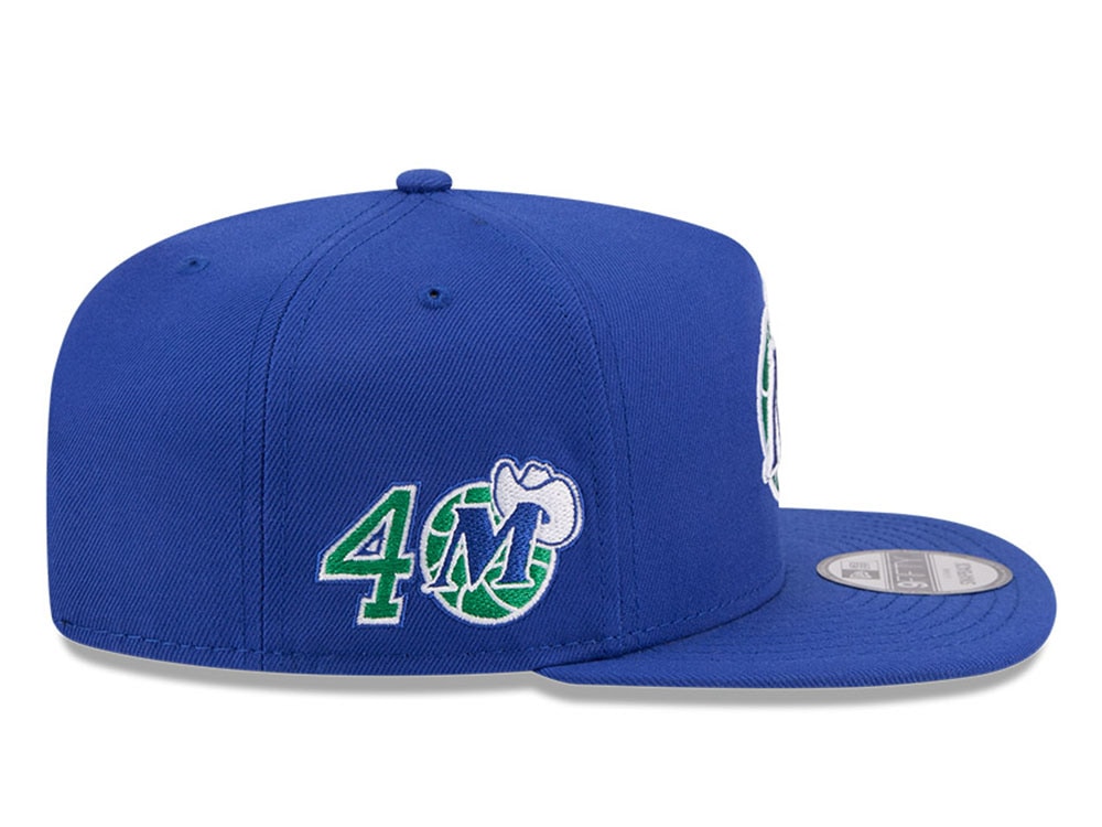 New Era Dallas Mavericks 40th Anniversary HWC Edition 9Fifty A Frame Snapback Casquette