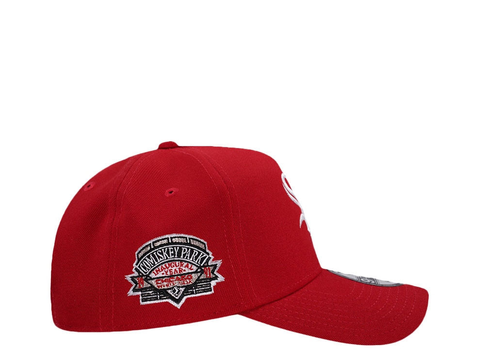 New Era Chicago White Sox Comiskey Park Red Edition 9Forty A Frame Snapback Casquette